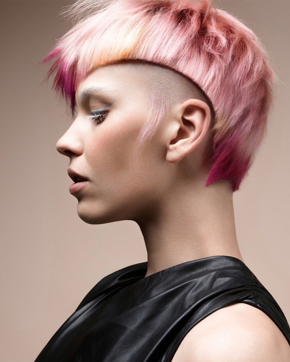 Pink Undercut - Steven Smart & Jo Lomax - BHA South West Hairdresser of the Year 2026 Finalist Collection